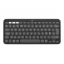 Logitech Pebble Keys 2 K380s - Tastatūra - Bezvadu - Bluetooth LE - QWERTY - Ziemeļvalstu (dāņu/somu/norvēģu/zviedru) - toņu grafīta (920-011879)