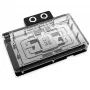 Aizmugurējā plāksne Alphacool Core Alumīnija Hroma Varš Melna 148.5x201.4x34.4mm