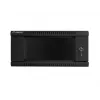 Stiprināms pie sienas statīvs LANBERG WF01-6404-10B 4U 19 collas 600×450×285 mm IP20 melns, 60 kg ietilpība
