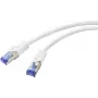 Renkforce RF-6830456 RJ45 tīkla kabelis, komutācijas kabelis CAT 6a S/FTP 5,00 m balts 1 gab. (RF-6830456)