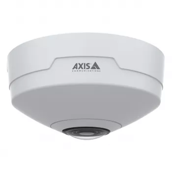 Axis M4327-P 02636-001 iekštelpu panorāmas mini kupola IP kamera, 6 MP, zivs acs 180/360°, griestu/sienas, balta