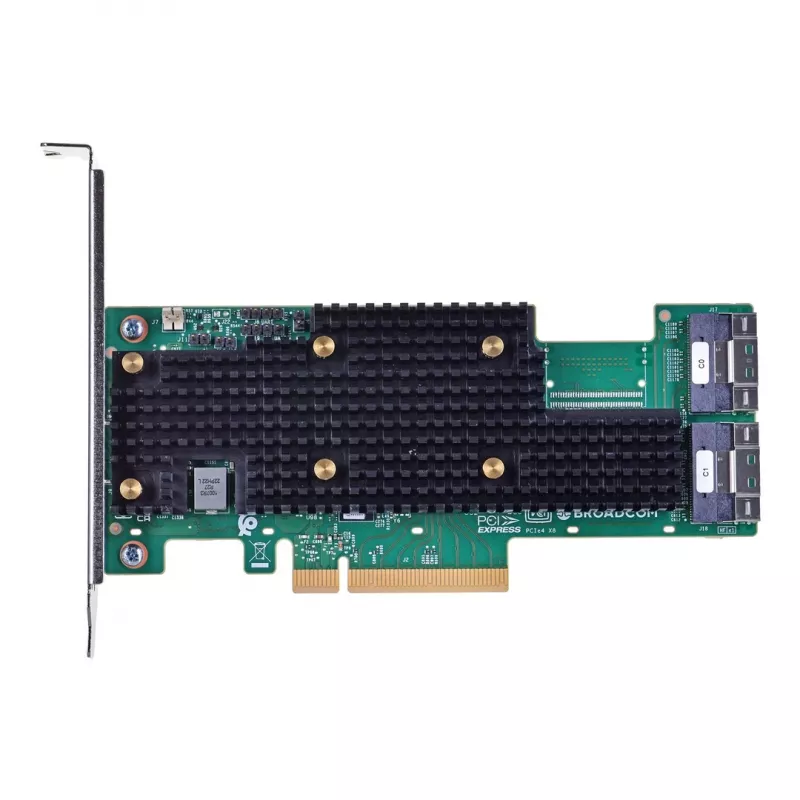 Broadcom BCM HBA 9600-16i SAS/SATA/NVMe interfeisa kartes/adapteris iekšējais SFF-8654