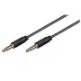 Microconnect IPOD013 audio kabelis 3 m 3.5mm Melns