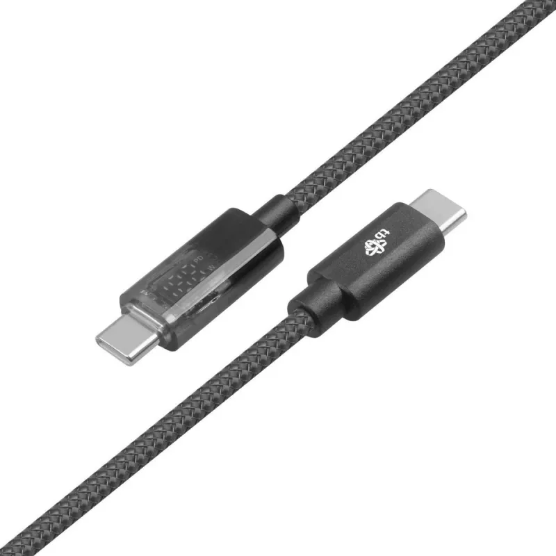 USB-C kabelis TB AKTBXKUCCIND10B 1 m 100W ar LED uzlādes indikatoru