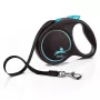 Ievelkamā suņu pavada Flexi flexi Melns Design M — 5 m garums, lentes veids, maks. slodze 25 kg, ergonomisks rokturis