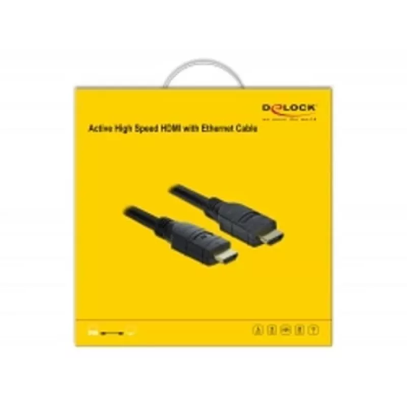 HDMI kabelis DeLOCK 85286 20 m Type A spraudnis–spraudnis melns