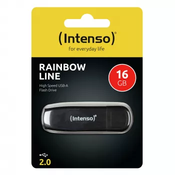 FLASH USB2 16 GB ATMIŅAS IERĪCE MELNA 3502470 INTENSO