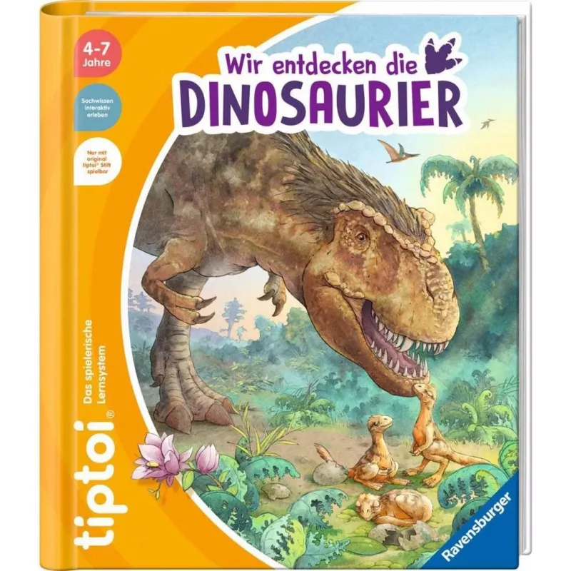 tiptoi Mēs atklājam dinozaurus, mācību grāmata