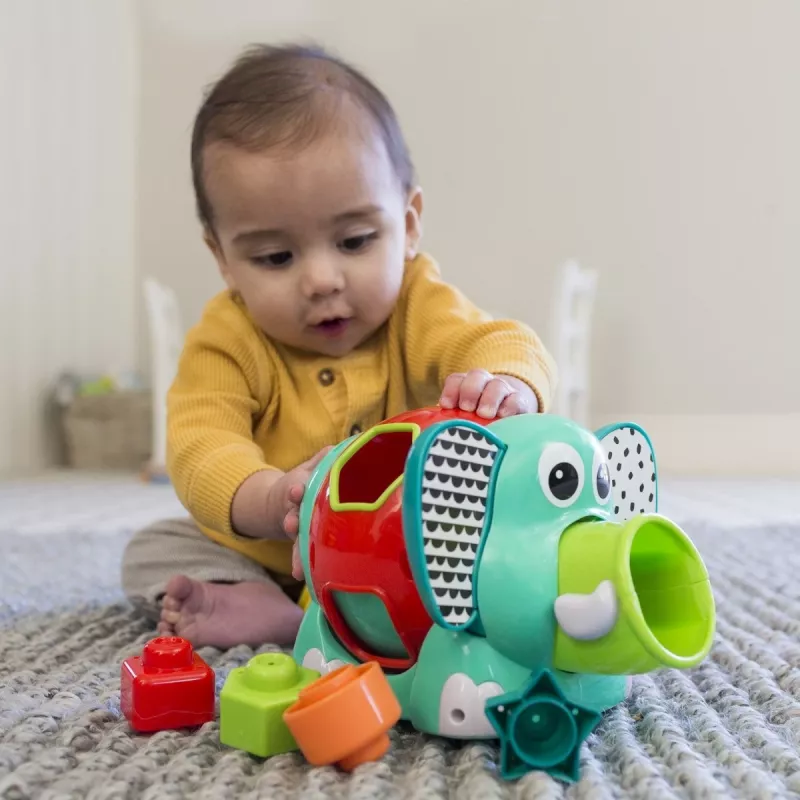 Šķirotājs ar klucīšiem - Zilonītis Infantino