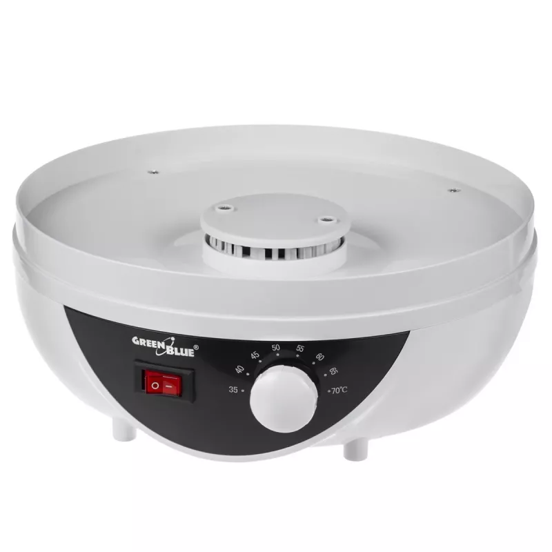 GreenBlue sēņu, dārzeņu un augļu žāvētājs, 250W jauda, ļoti kluss, 5 sieti, GB195