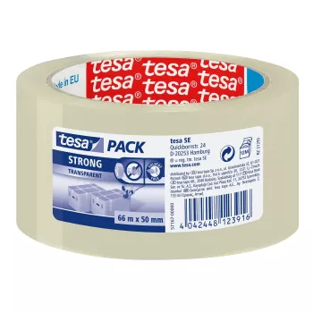 Līmlente TESA Clear Strong 66 m Polipropilēns