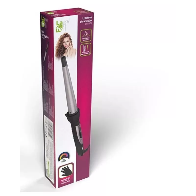 Matu locējamais gludeklis LAFE LKC004 25 mm cilindrs, keramikas pārklājums