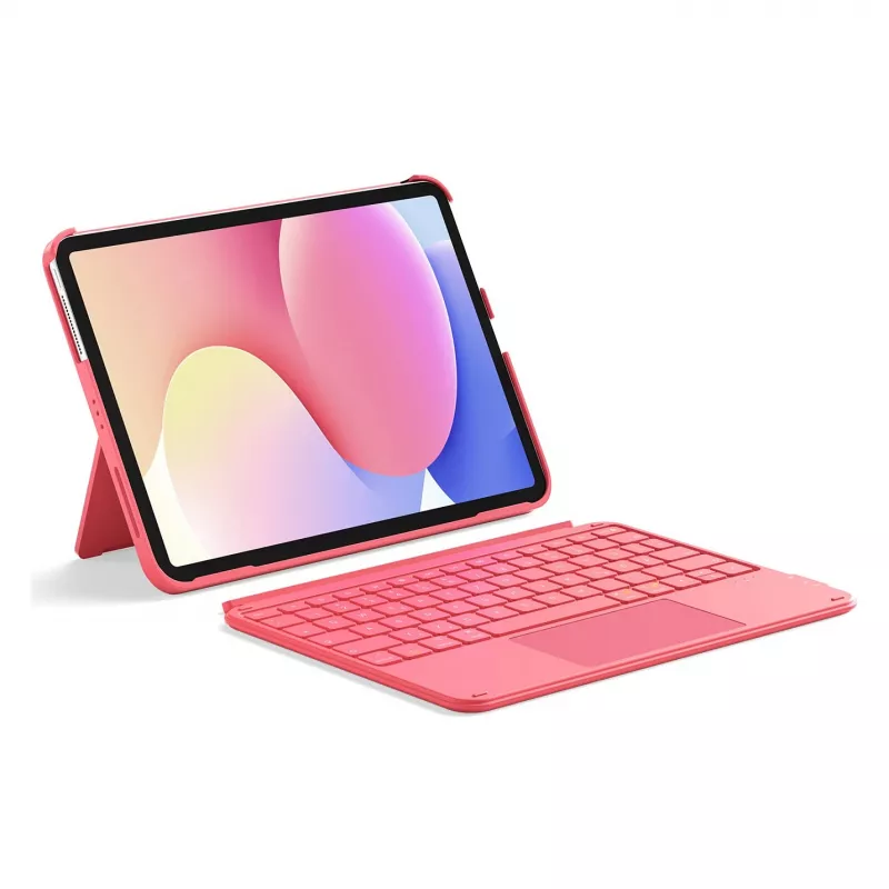 Klaviatūras apvalks ar skārienpaliktni Inateck KB04122 iPad 11 inch/Air, QWERTZ, sarkans