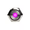 DimasTech vandāļizturīga spiedpoga 19 mm Silverline Dot RGB PD210