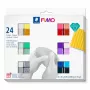 Modelējamā māla komplekts Staedtler FIMO 8013 C 600 g 24 gab.