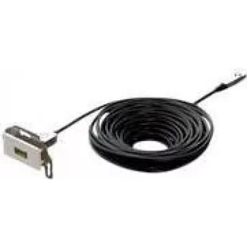 HDMI kabelis Kindermann Konnect design click 20 m — Hibrīds Vara Oglekļa Aktīvs Optisks, 4K 60 Hz