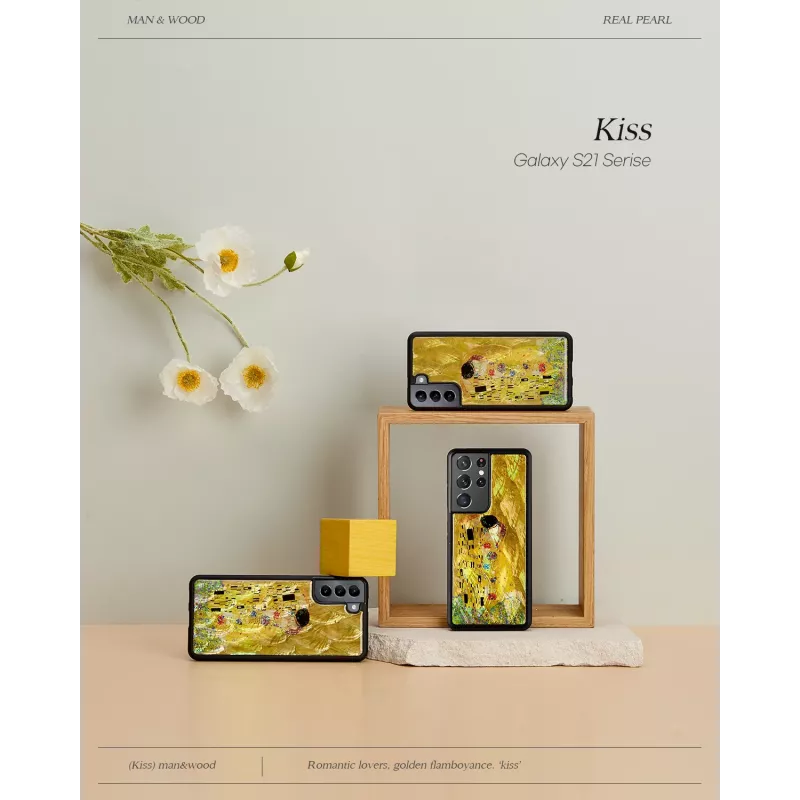 Aizsargapvalks iKins Samsung Galaxy S21+ — melns