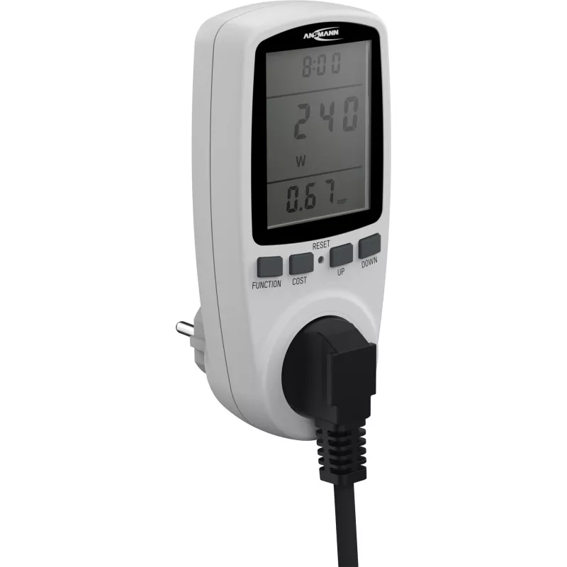 Enerģijas izmaksu mērītājs ANSMANN APM2 120-0007 ar LCD displeju