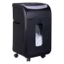 Dokumentu smalcinātājs ActiveJet ASH-2502C — šķērsgriezuma P-4, 25 lapas, 4x40 mm, 28 L tvertne, 22,8 cm padeve, 30 min darba cikls