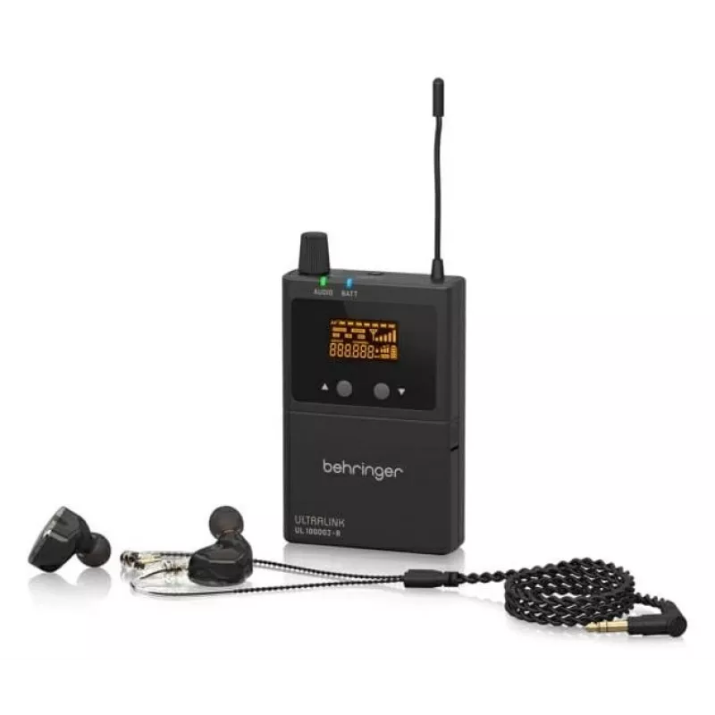 Bezvadu uztvērējs Behringer UL1000G2 — frekvenču raksturlīkne 40 Hz–20 kHz