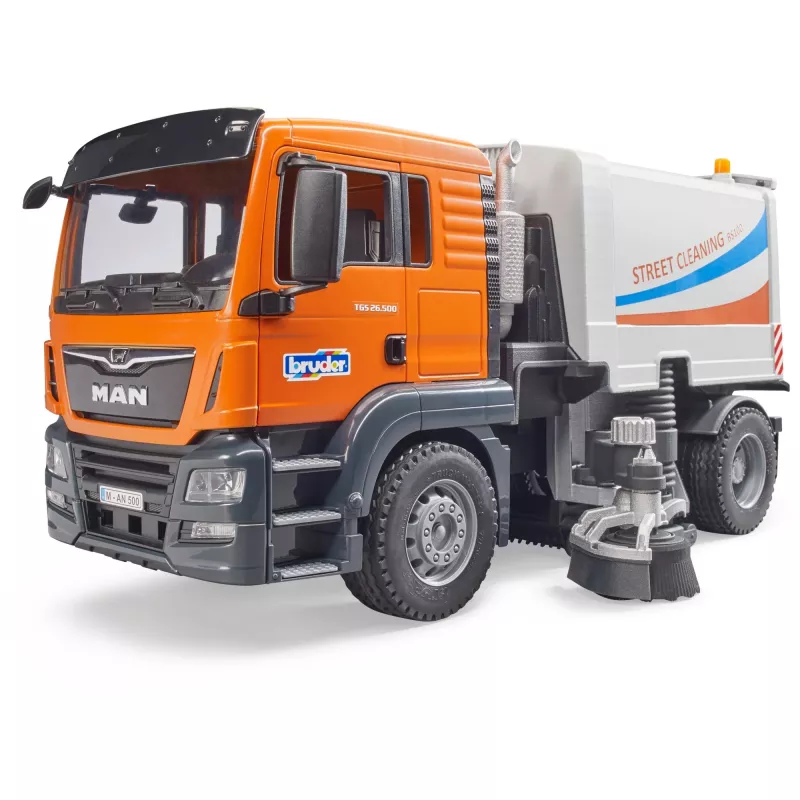 Bruder MAN TGS kravas auto ielu slaucītājs