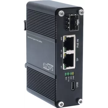 PoE sadalītājs Exsys EX-60328, 12V 1A izeja iekārtām bez PoE