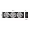 Universāls šķidruma dzesētājs ENDORFY Navis F360 ARGB melns — 360 mm radiators, 3x 120×25 mm ventilatori, 250–1800 apgr./min, sūknis 1600–2600 apgr./min, atbalsta LGA 1700/AM5/AM4