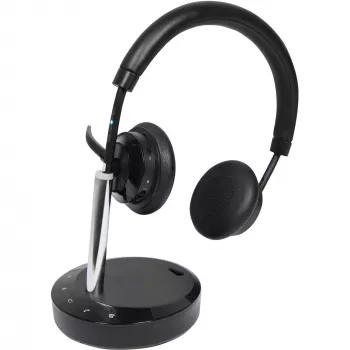 Bezvadu austiņas Plusonic W320 Dual DECT Stereo — bezvada DECT stereo austiņas, divu bāzu atbalsts