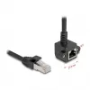 Tīkla kabelis DeLOCK 81040 RJ-45 Cat6 0,25 m Melns