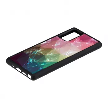 Aizsargtelefona maciņš iKins Samsung Galaxy Note 20 — water flower melns