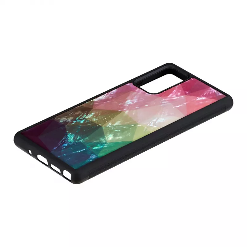 Aizsargtelefona maciņš iKins Samsung Galaxy Note 20 — water flower melns
