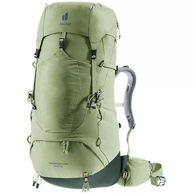Deuter Aircontact Lite 45+10 SL sieviešu pārgājienu mugursoma, melna