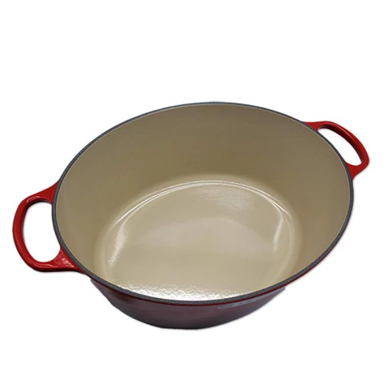 Le Creuset Signature ovāls cepešpanna ķiršu krāsā 40 cm
