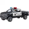 Rotaļu policijas pikaps BRUDER RAM 2500 Police 02505 – mēroga modelis, spēļu auto