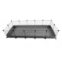 Cage C&C modulārais būris 5x2 sudrabains 180x75x37 cm cūciņām trušiem ežiem, c&c