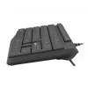 Vadu pilnizmēra tastatūra NATEC NAUTILUS NKL-1950 — USB, QWERTY US International, 105 taustiņi, melna