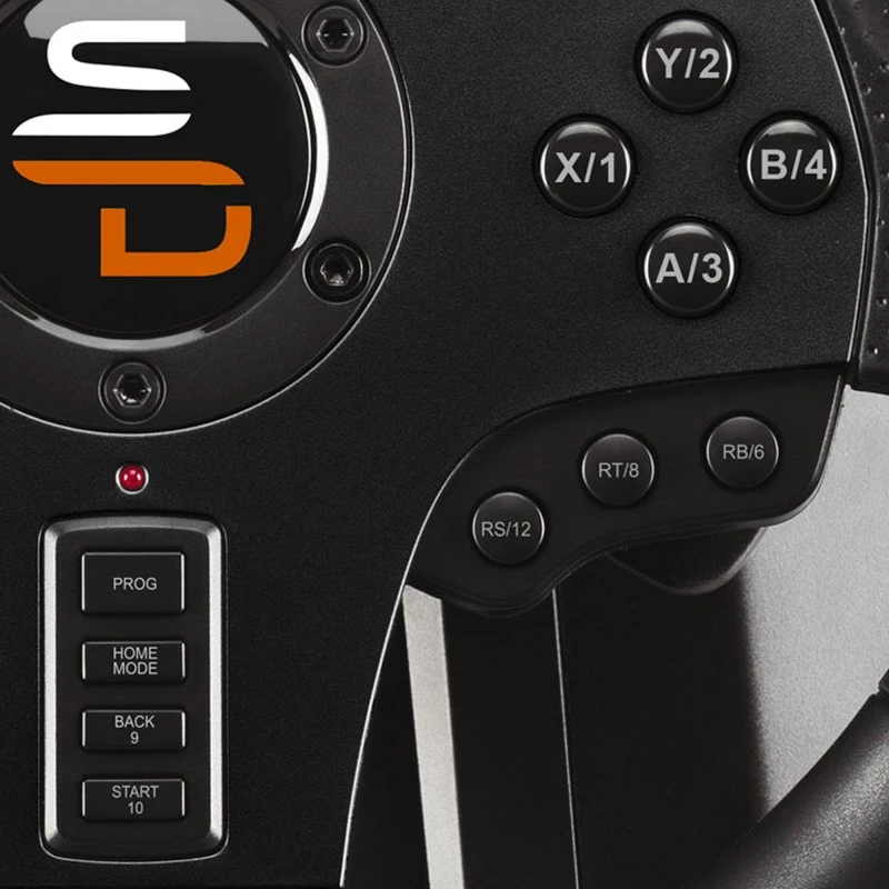 Subsonic SA5595-PC spēļu kontrolieris melns USB stūre + pedāļi