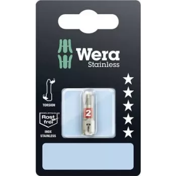 Wera Phillips-Bit PH 2 3851/1 TS SB SiS Stainless Steel D 6.3 1 gab. (05073611001)