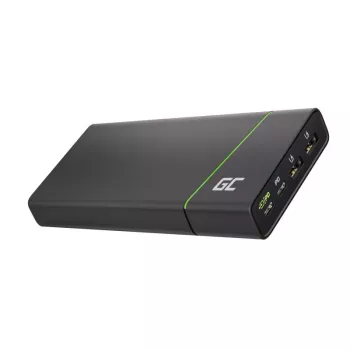 Pārnēsājamais akumulators zaļa Cell PowerPlay Ultra 26800 mAh, 128 W izeja, Quick Charge 3.0, 2x USB-C, 2x USB-A, grafīta