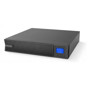 Nepārtrauktās barošanas avots PowerWalker VFI 1000 ICR IoT, tiešsaistes dubultās pārveidošanas, 1 kVA / 1000 W, 8x C13 izejas, LCD, plaukta/torņa 2U, melns