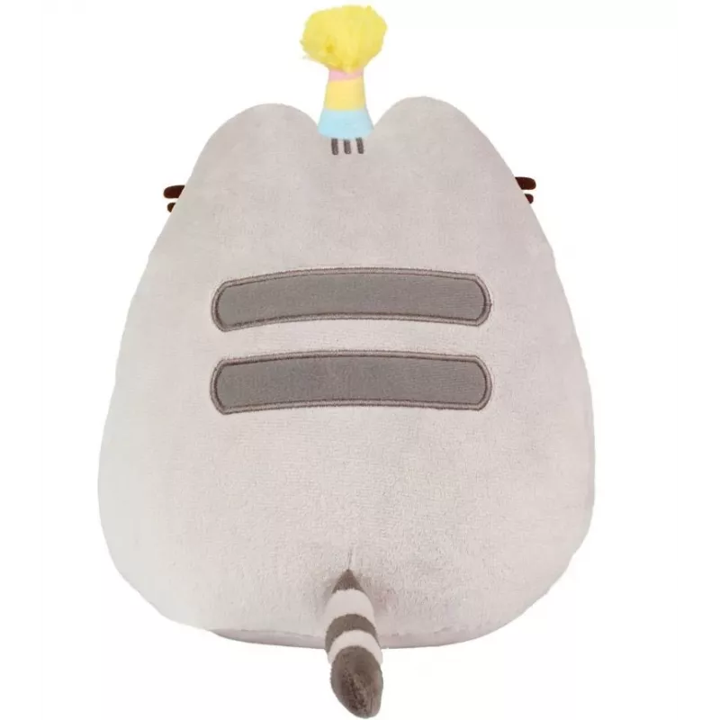 Plīša rotaļlieta Pusheen by Pusheen — 24 cm ar dzimšanas dienas cepuri un kūku