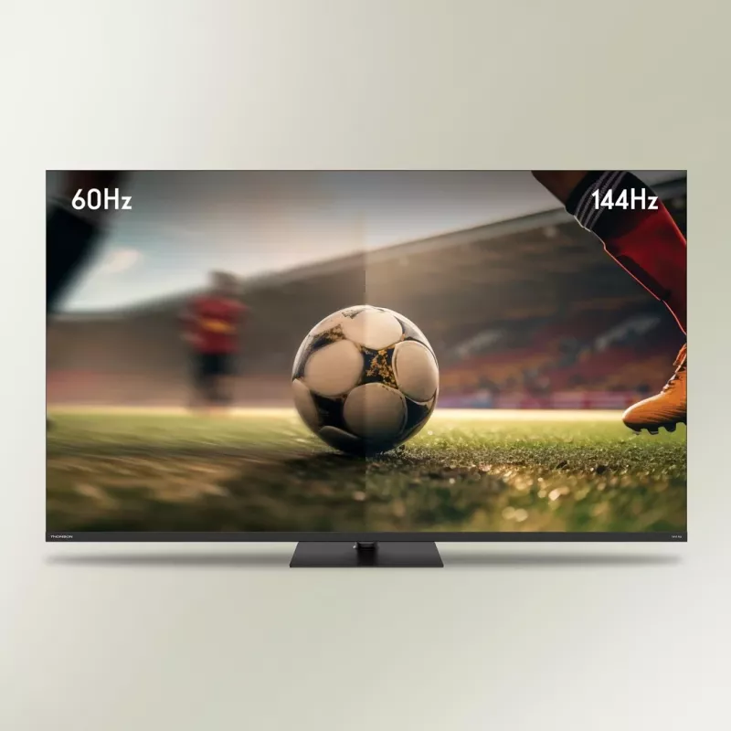 Thomson Q70 sērijas 55QG7C14 televizors 139,7 cm (55 inch) 4K Ultra HD Smart TV Wi-Fi Melns 350 cd/m²