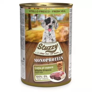 STUZZY Monoprotein Puppy Veal - mitrā barība kucēniem - 400g
