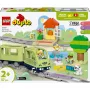 Rotaļu vilciena komplekts LEGO DUPLO Interaktīvais piedzīvojumu dzelzceļš 10427, 57 gab., 2 mini figūriņas, vecumam 2+