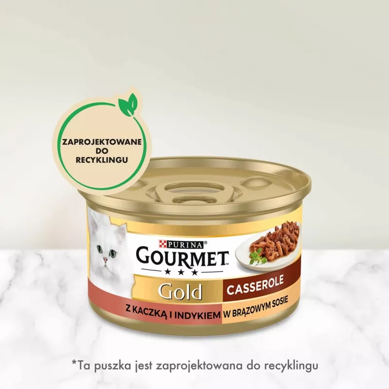 GOURMET GOLD - Casserole pīle un tītars 85g