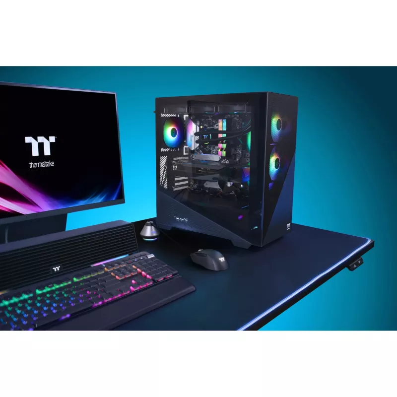 Thermaltake CA-1S4-00M1WN-00 Produkts Melns