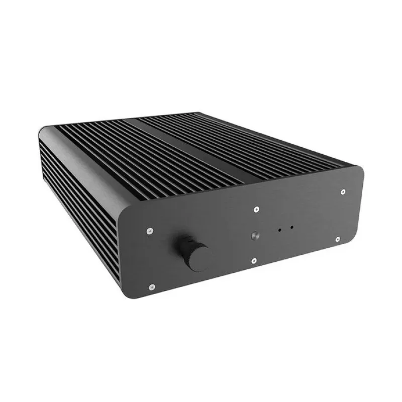 Akasa Pascal TX Plus Thin-mini-ITX korpuss Intel, IP65 aizsardzība, bez ventilatora - melns