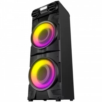 Skaļrunis SVEN PS-1900, melns (1000W, TWS, Bluetooth, FM, USB, LED displejs, tīkla barošana)