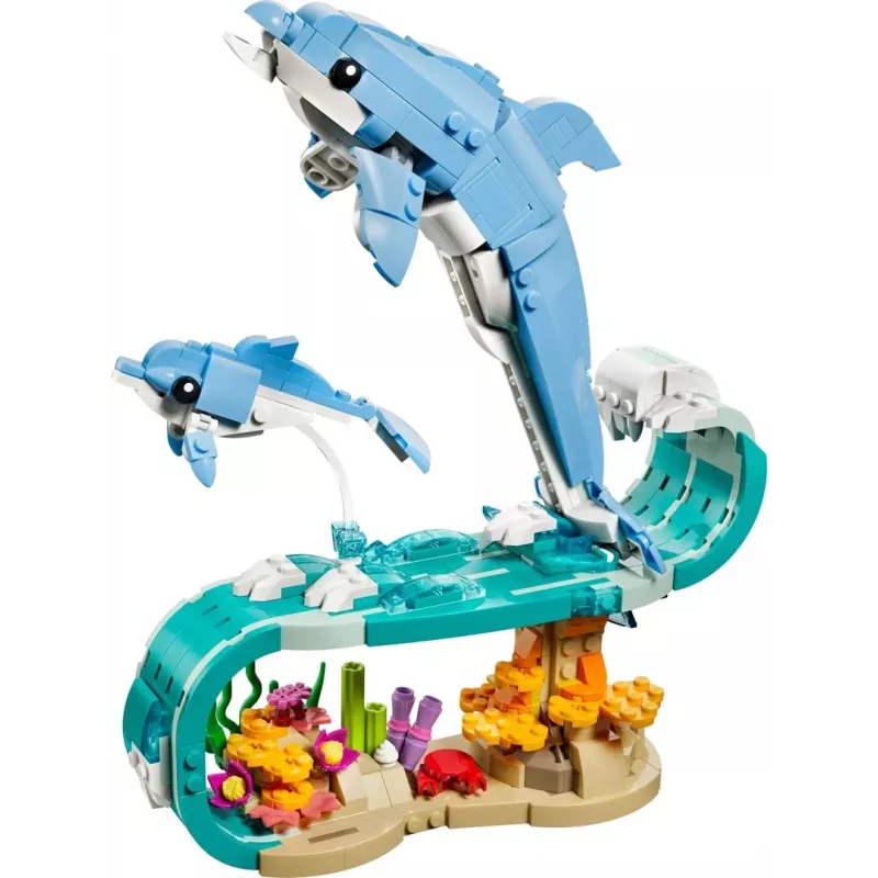 LEGO CREATOR 3 IN 1 31385 Jūras dzīvnieki: Skaisti delfīni