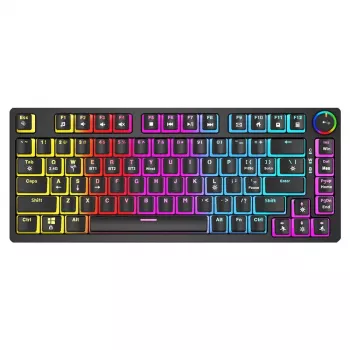 Gaming tastatūra Savio SAVGK-PHENIX RED PUDDING Mechanical RGB Wireless